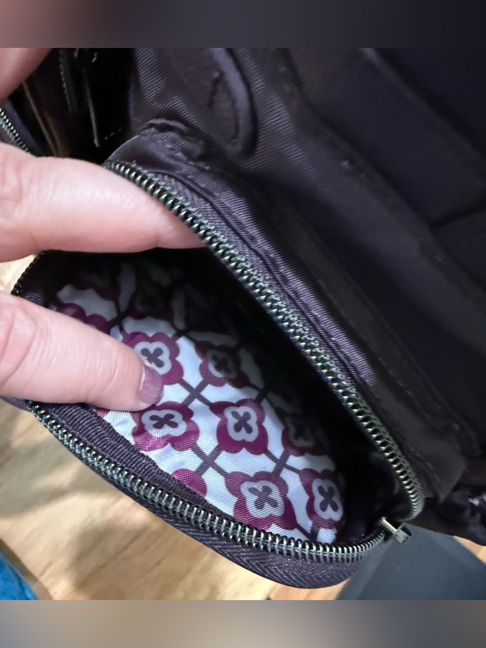 Lug Mini Puddle Jumper Backpack in Plum NWT - Picture 3 of 8